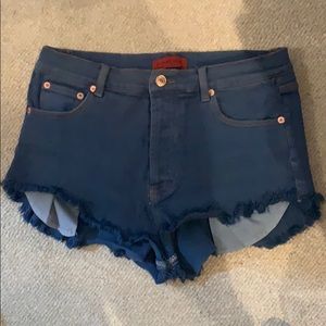 High waisted Stretchy Denim Short